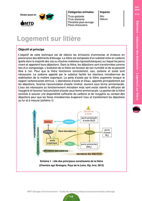 Logement sur litère