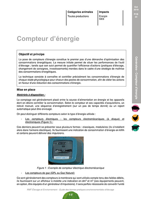 Compteur énergie